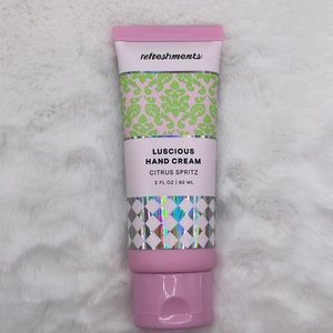 3/$15 Refreshments Luscious Hand Cream in Citrus Spritz